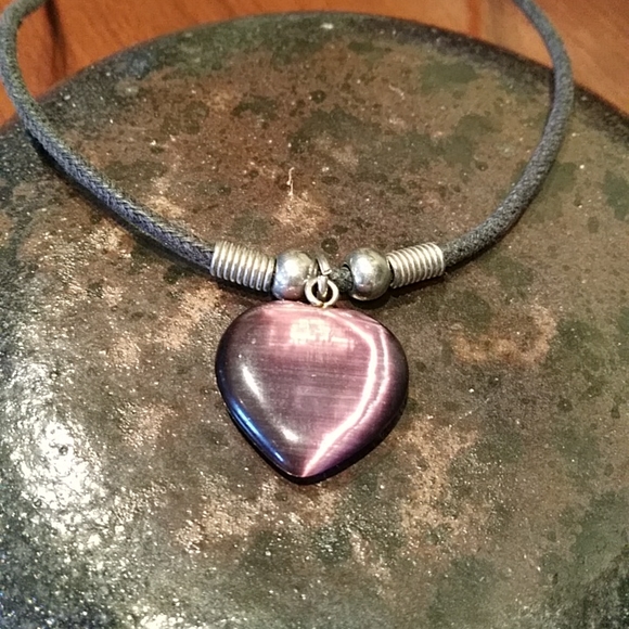 Vintage heart pendant necklace - Picture 4 of 5